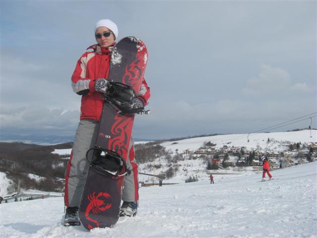 Zuzka a jej snowboard